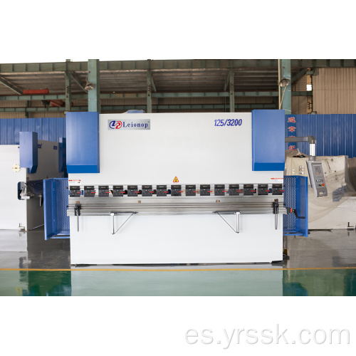 Máquina de flexión de frenos de prensa hidráulica de metal de acero WC67Y-125T/2500 E21